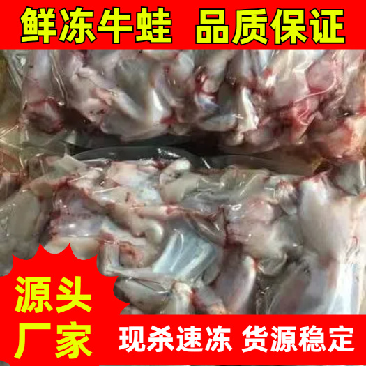 汕头海新鲜4至6两牛蛙冷冻发货快递送货上门检疫合格损坏包赔