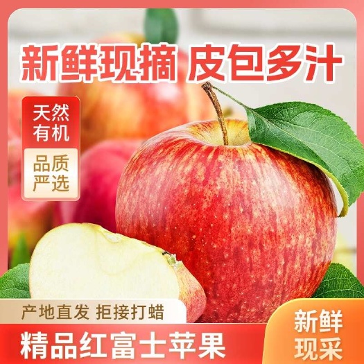 绥中县精品红富士苹果新鲜应当季水果脆甜冰糖心丑苹果平安果批发