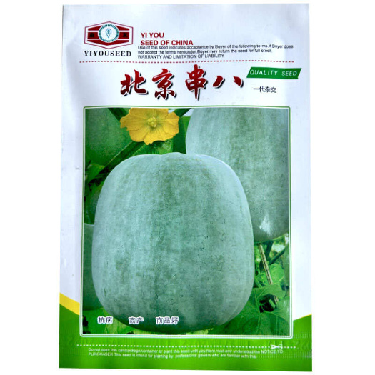 寿光市一串铃冬瓜种子北京串八早熟抗病粉皮迷你小冬瓜春季盆栽蔬菜