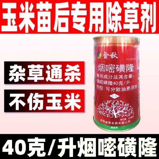 重庆市40克/升烟嘧磺隆-金秋-500ml*20瓶玉米除草剂
