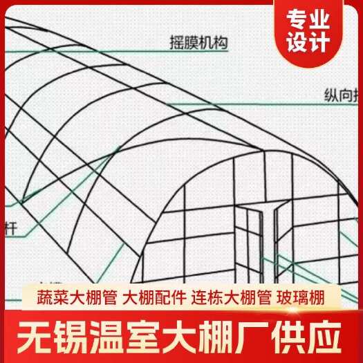 无锡无锡温室大棚厂供应 蔬菜大棚管 大棚配件 连栋大棚管 玻璃棚