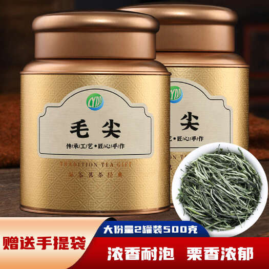 安溪县明前毛尖茶2025新茶浓香型高山绿茶春茶嫩芽散装茶叶500g