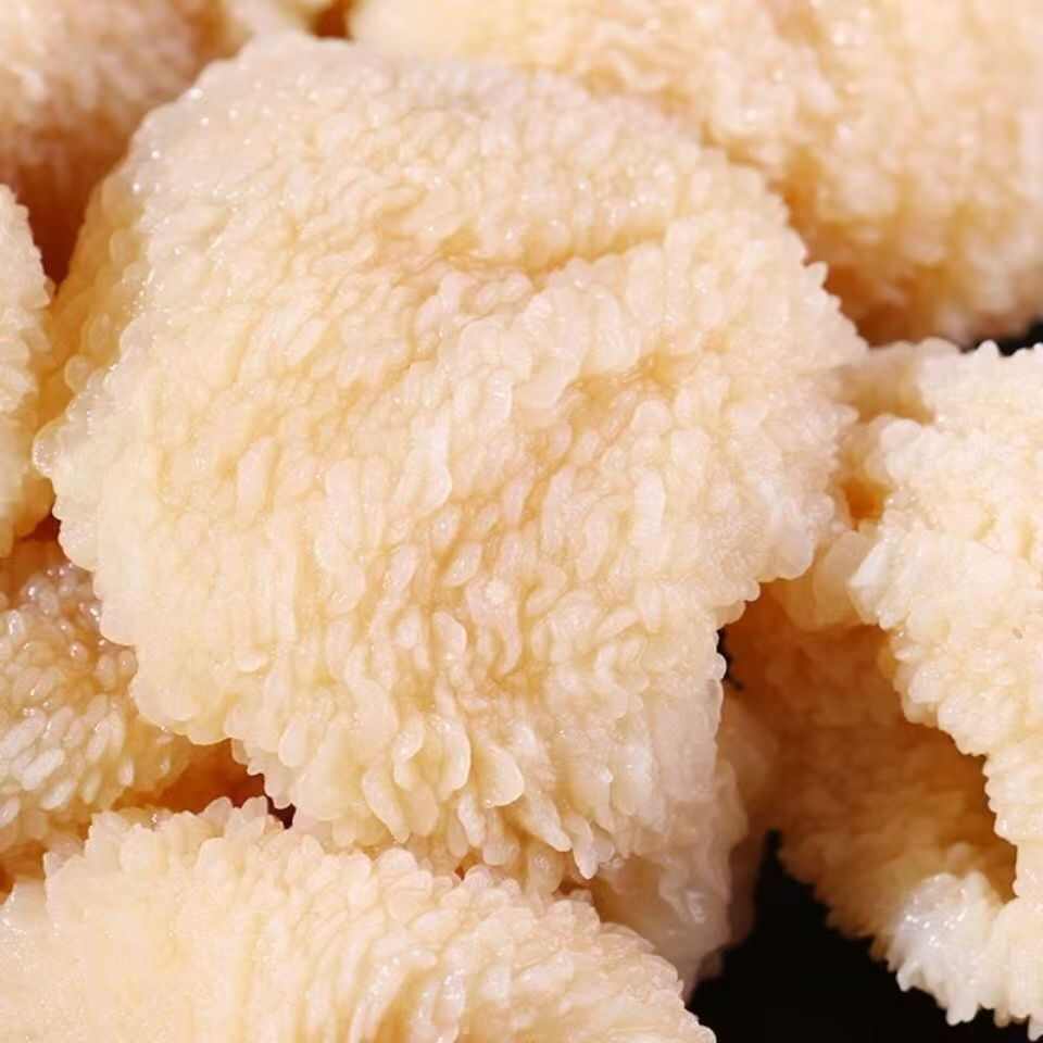 水发鸡蛋包鸡毛肚，火锅串串麻辣烫性价比高的一种食材