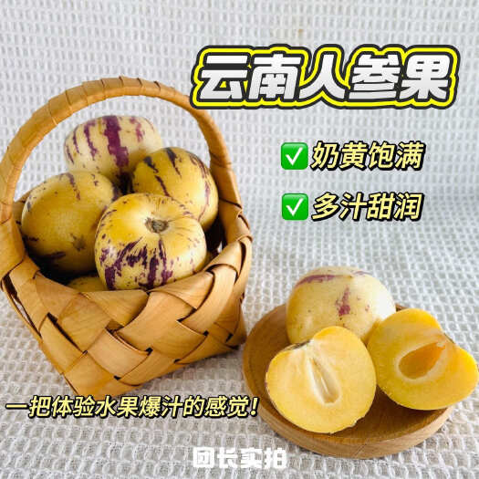 宜良县云南石林人参果产地直发9斤一件代发