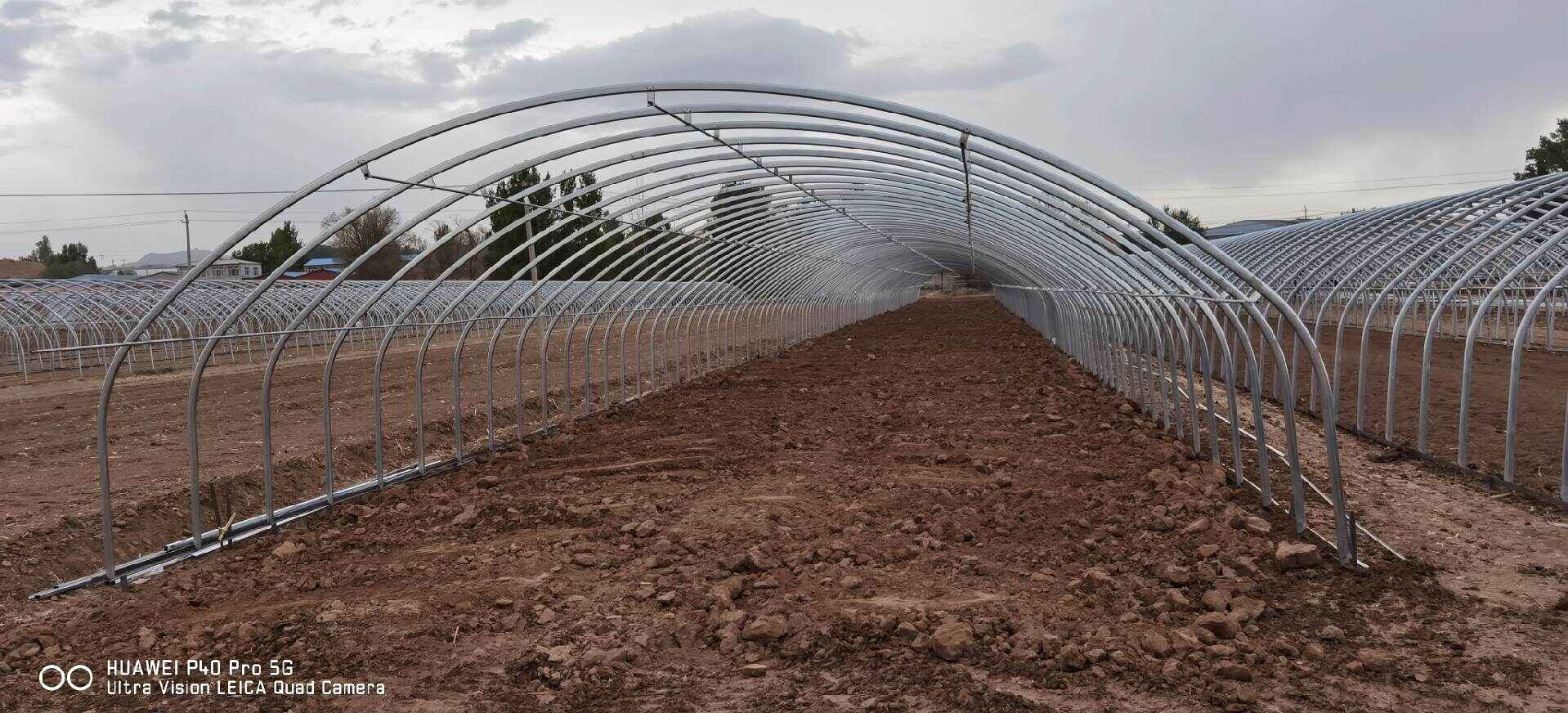 种植大棚骨架全套钢管温室定制保温大棚连体大棚蔬菜大棚养殖大棚