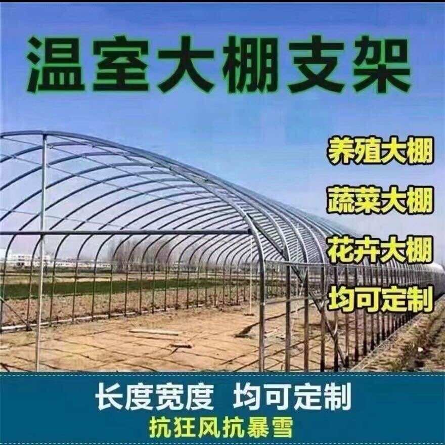 种植大棚骨架全套钢管温室定制保温大棚连体大棚蔬菜大棚养殖大棚