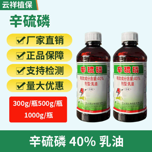济南辛硫磷40% 乳油农药灌根地下害虫蚜虫辛硫磷土蚕地蛆辛硫磷杀