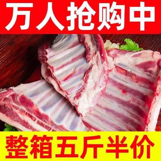 5斤新鲜羊排现杀内蒙古羊排尖小排肋排山羊排饭店鲜嫩生羊肉家常