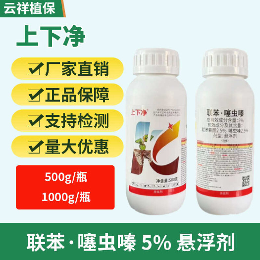 济南蚜虫药 蚜虫药 上下净5%联苯菊酯噻虫嗪悬浮剂蚜虫药 小麦蚜