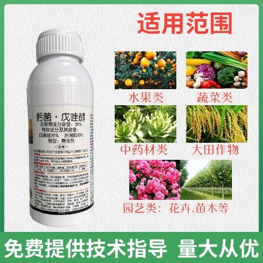 潍坊30%肟菌.戊唑醇农用杀菌剂锈病斑点落叶病稻瘟病等真菌性病害