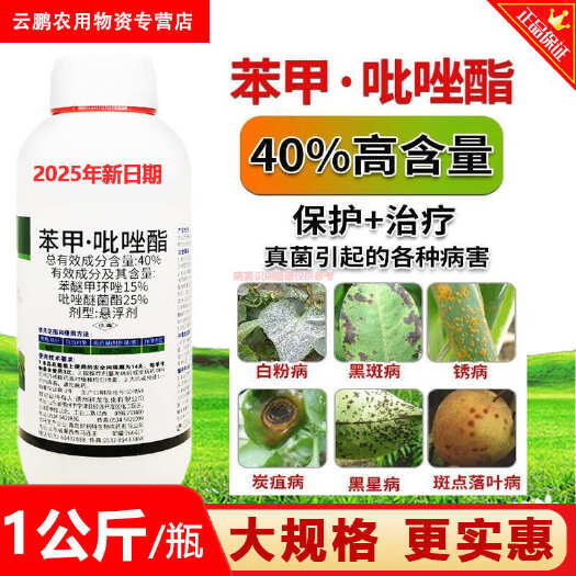 博爱县40%苯甲吡唑酯月季黑斑白粉病炭疽病叶霉病砂皮病专用农药杀菌
