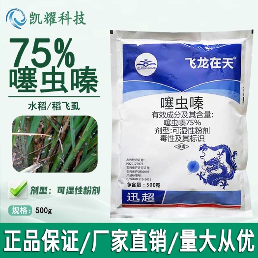 菏泽75%噻虫嗪杀虫剂水稻稻飞虱农用内吸杀虫剂正品厂家批发噻虫嗪