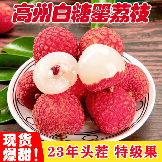 高州市新鲜高州老树白糖罂广东茂名水果顺丰5斤糯米笑糍妃子