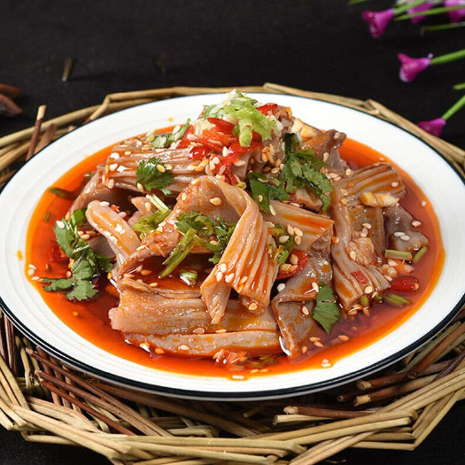 长沙麻辣脆肠250g酒店饭店宴席凉菜凉拌菜鸭食管食材开袋即食批发