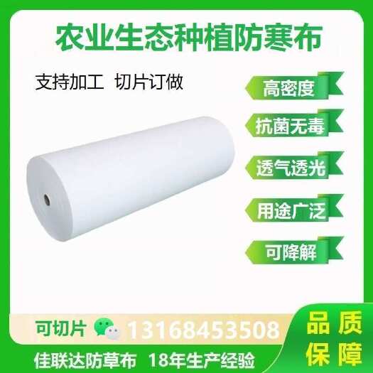 东莞市白色无纺布整卷批发 工业布料 农用育苗防寒布透气防水 水刺布
