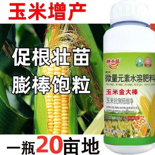郑州玉米叶面肥增产玉米金大棒籽粒饱满抗倒抗病增加千粒重玉米粗缩净