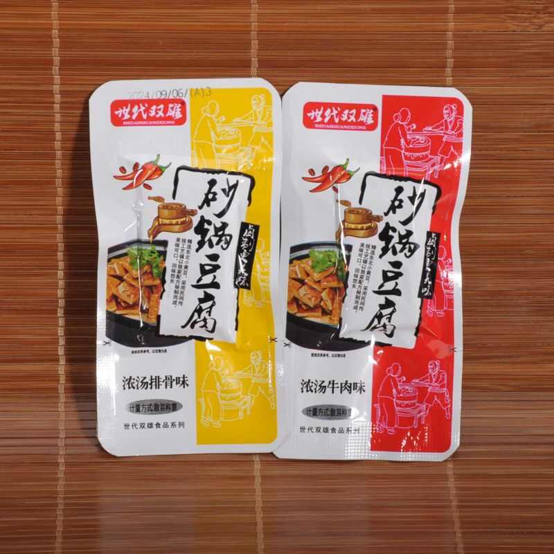 世代双雄浓汤砂锅豆腐湖南香辣豆腐干休闲麻辣豆干解馋小零食