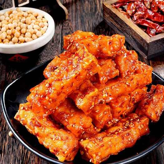 长沙思乡山虎皮豆干8包原浆豆干即食解馋休闲食品麻辣小零食休闲食品