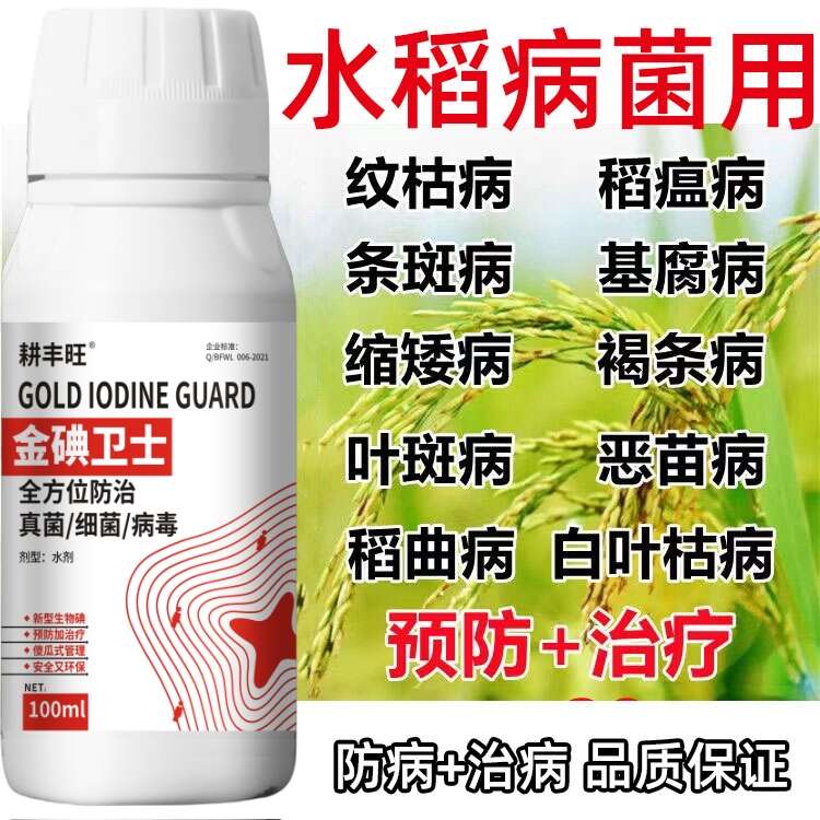 水稻病专用水稻杀菌剂稻瘟病稻曲病纹枯病恶苗白叶枯水稻病害专用
