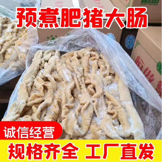 新乡猪肠 肥猪大肠 鲜冻预熟肥肠去油90%