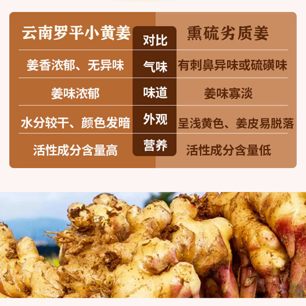 纯姜粉云南罗平有机小黄姜粉云南溯源食用冲调姜粉250g装