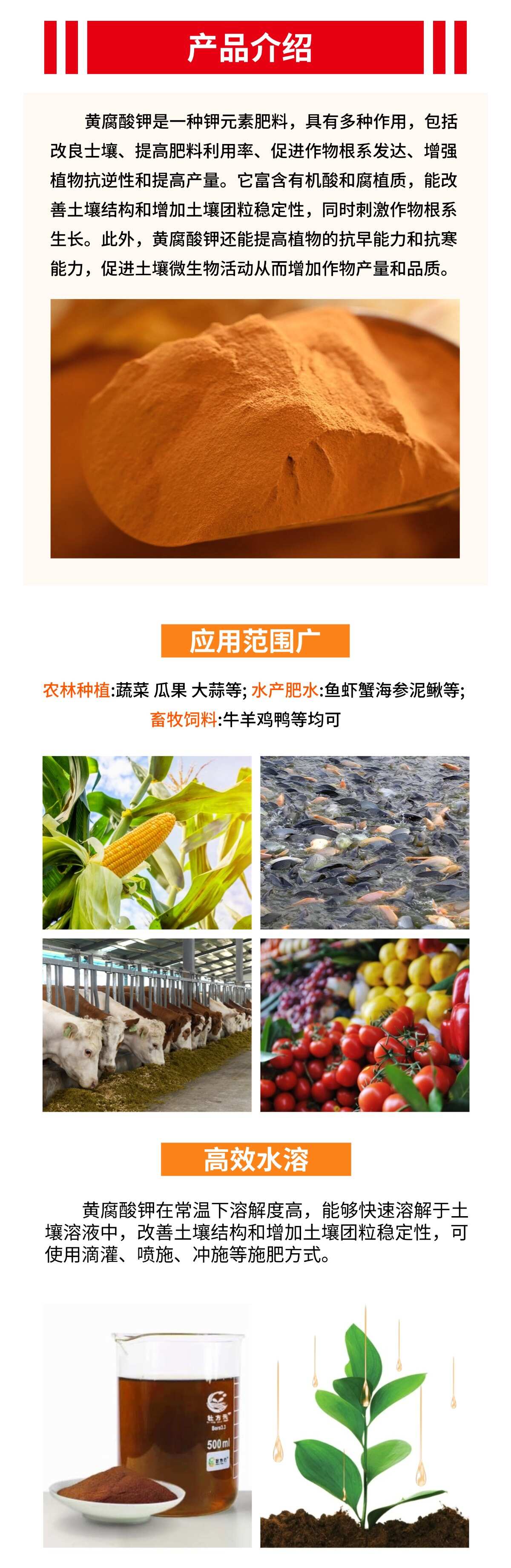 生化黄腐酸钾 广西厂家批发 甘蔗糖蜜粉 酵母粉 水产畜牧养殖
