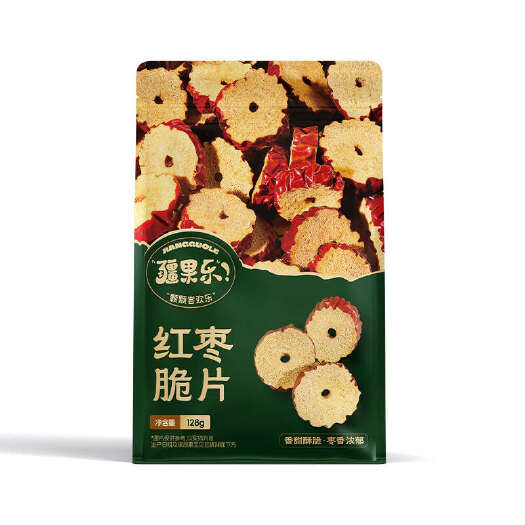 包邮~新疆疆果乐红枣脆片128g新疆干果休闲零食
