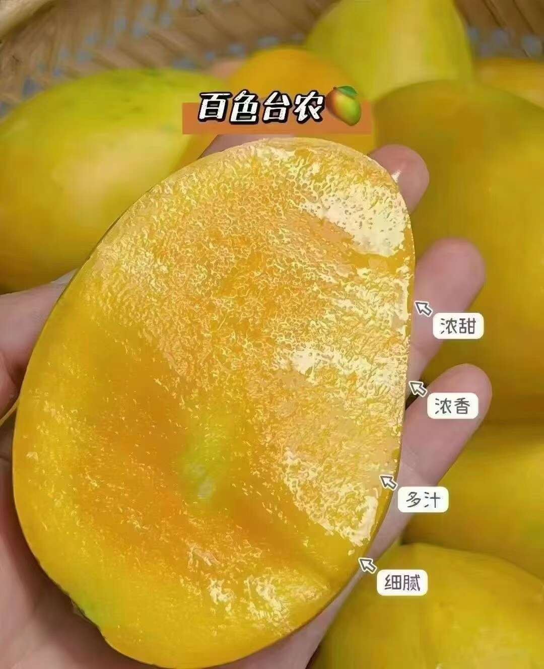 纯正广西百色小台芒超甜10斤装整箱当季新鲜果园树上熟大芒果