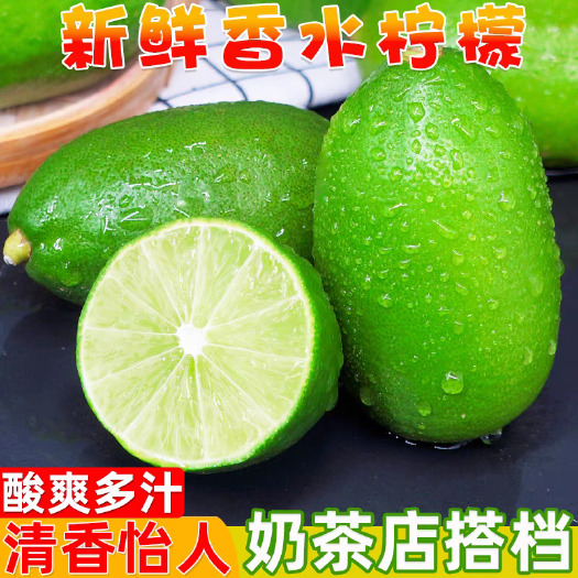 广州无籽香水柠檬新鲜果产地直发