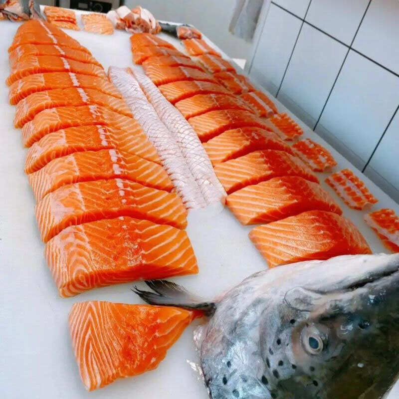 冰鲜挪威三文鱼整条大西洋鲑鱼海鱼刺身日料食材