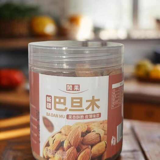 昆玉市180g/罐新疆特产巴旦木坚果壳薄易剥果仁香脆醇香