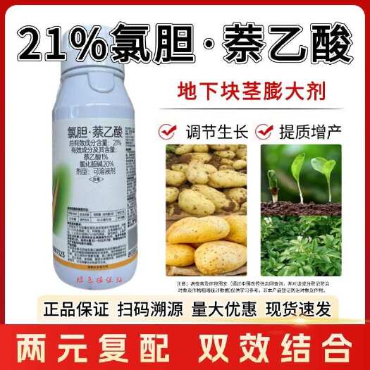 氯胆萘乙酸根茎膨大剂马铃薯葱姜蒜花生洋葱土豆红薯地下块茎膨大