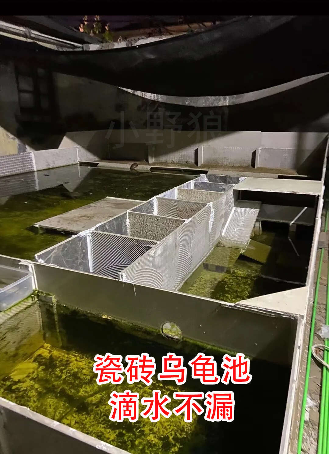乌龟池搭建乌龟养殖瓷砖次品养殖专用杂色瓷砖