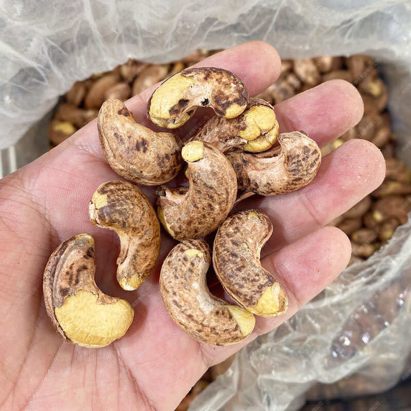 盐焗腰果仁紫皮腰果紫衣腰果A170特大果批发