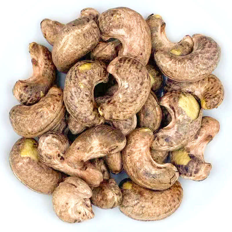 盐焗腰果仁紫皮腰果紫衣腰果A170特大果批发