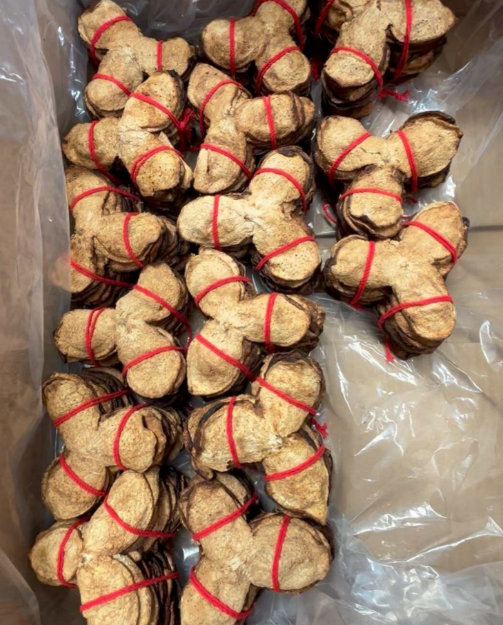 扎把老陈皮新会陈皮陈皮干12年新会陈皮茶批发三宝扎红绳