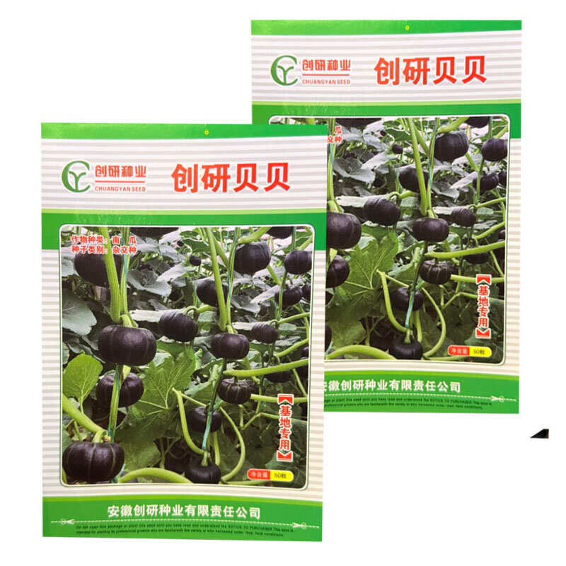 创研贝贝南瓜种子早熟迷你贝贝南瓜种籽肉厚腔小味甜基地种植