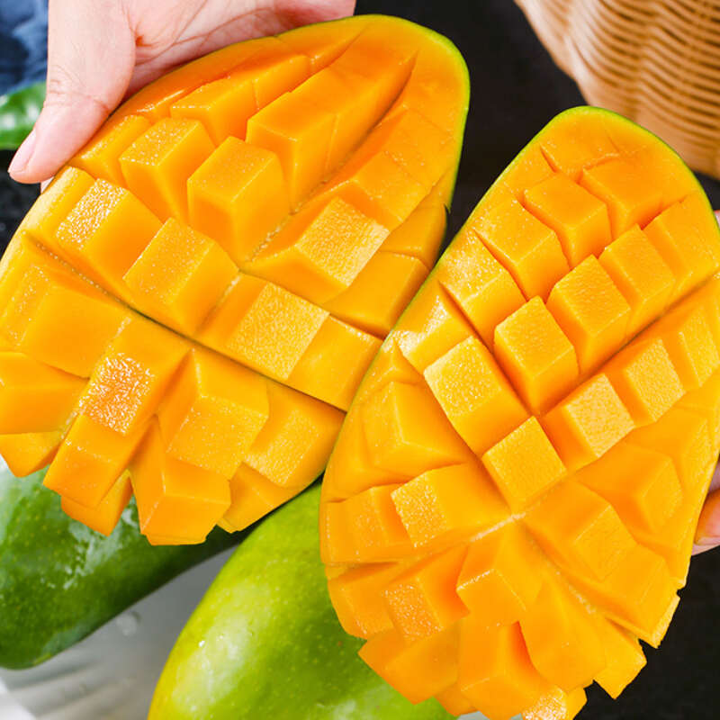 云南大青芒新鲜水果越南青芒果热带应季现摘特产金煌芒青皮大果