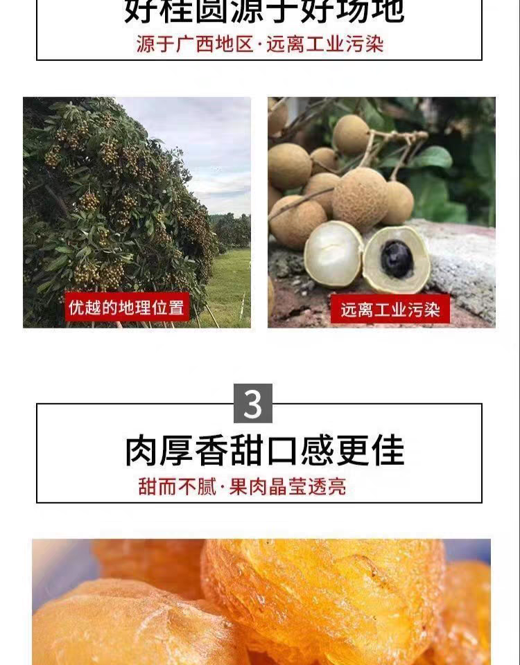 老樹桂圓肉無核新品龍眼干