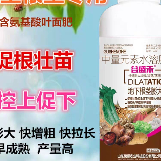 地下根茎膨大素1000克叶面肥红薯土豆山药牛蒡大蒜三七中药材