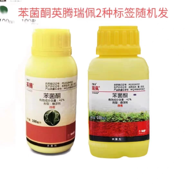 巴斯夫 英腾 黄瓜草莓葡萄蔬菜果树甜瓜白粉病专用农药杀菌剂1