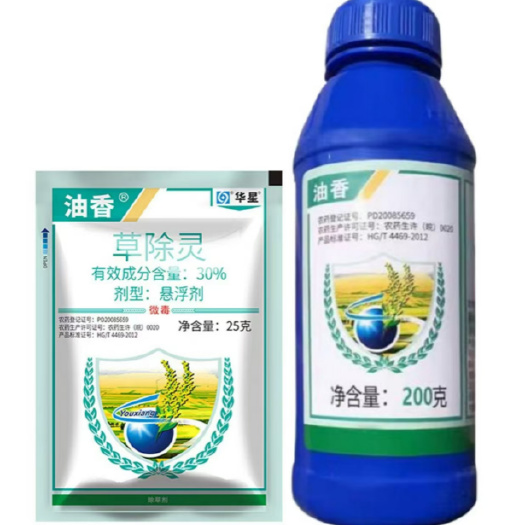 武汉华星油香30%草除灵油菜田苗后牛繁缕猪殃殃阔叶除草烂根剂专用