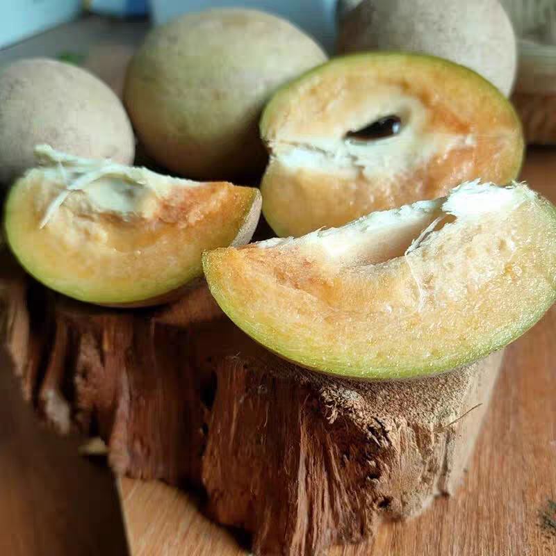 农家院子人心果无农药绿色水果人参果当季水果