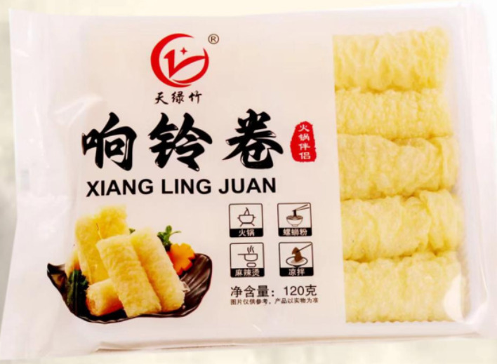 内黄县响铃卷 油炸豆皮卷 麻辣烫螺狮粉涮锅伴侣干货豆卷火锅 响铃卷