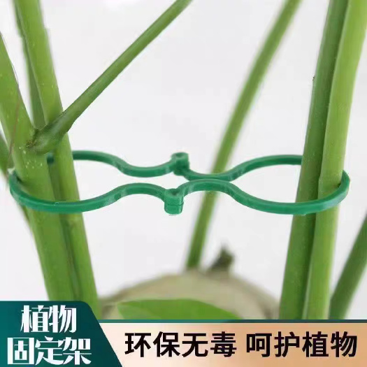 无棣县黄瓜西红柿豆角爬藤绑枝8字夹绿植蔬菜捆藤蔓专用固定夹绑枝机