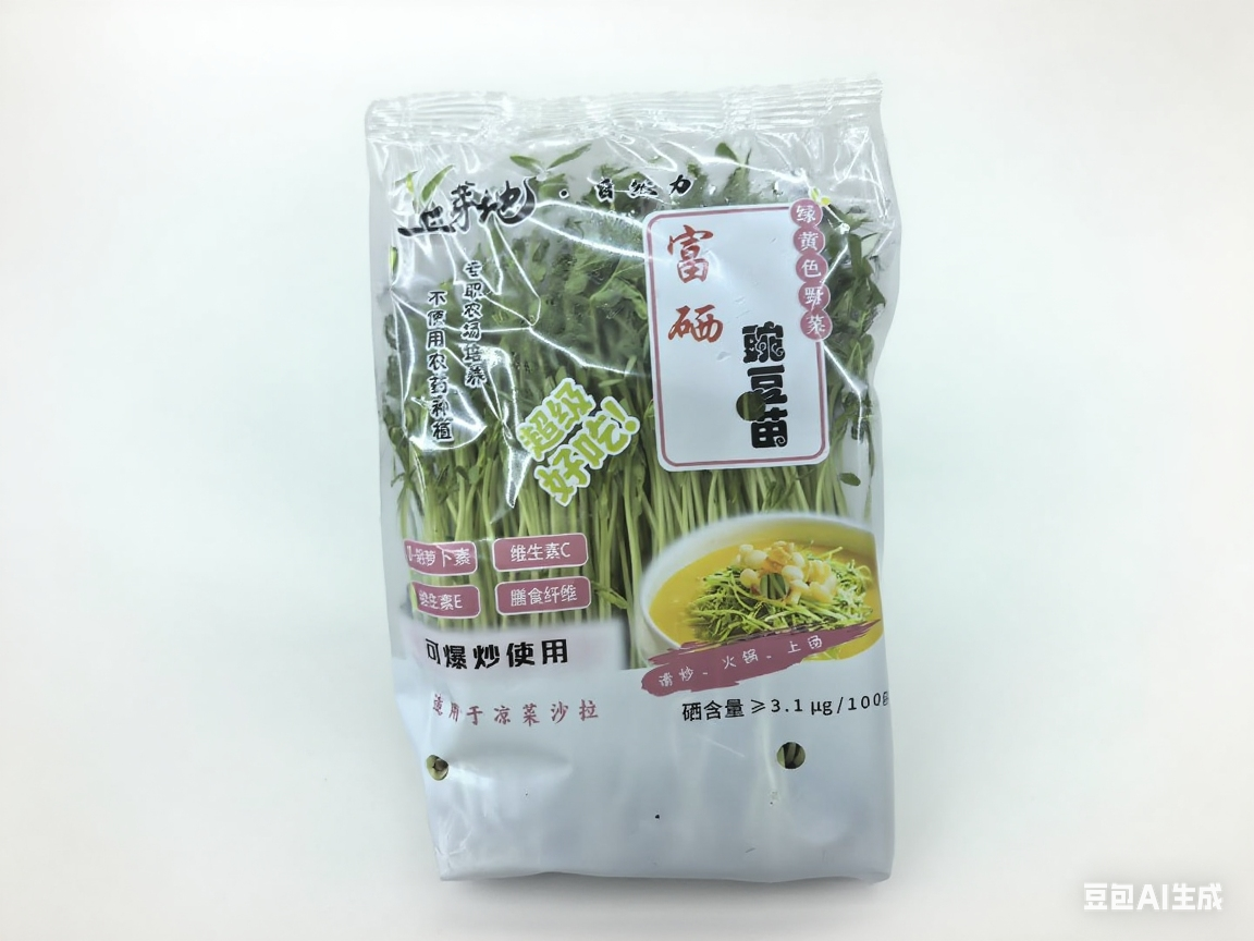 上芽地富硒活体豌豆苗火爆全国