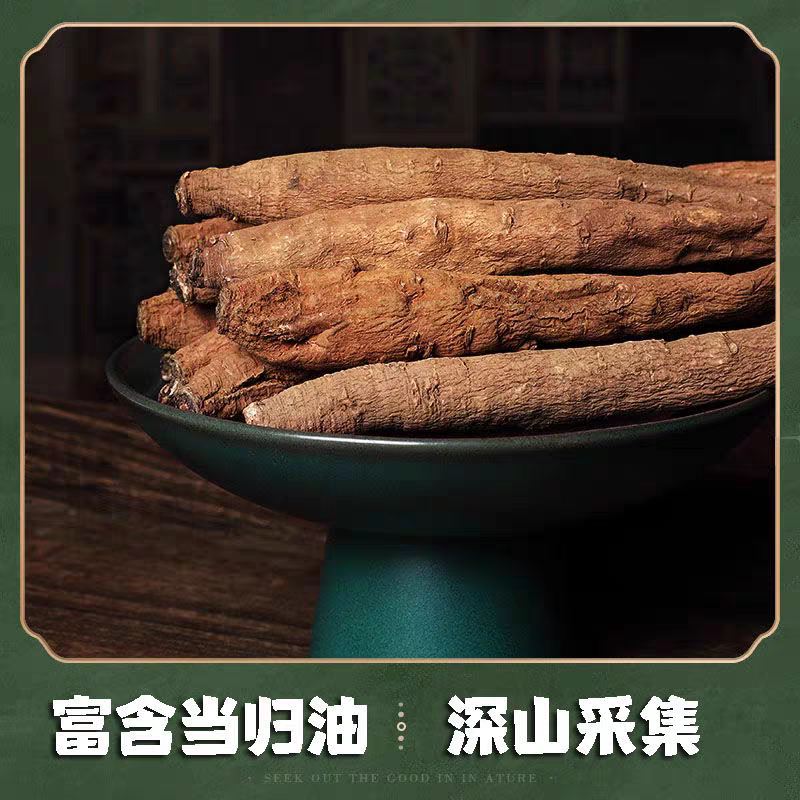 藏区高山甜当归整根无熏无硫自然晒干