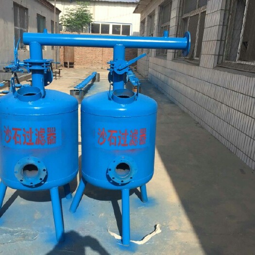 菏泽农业灌溉首部系统砂石过滤器，用于农业滴灌水质过滤