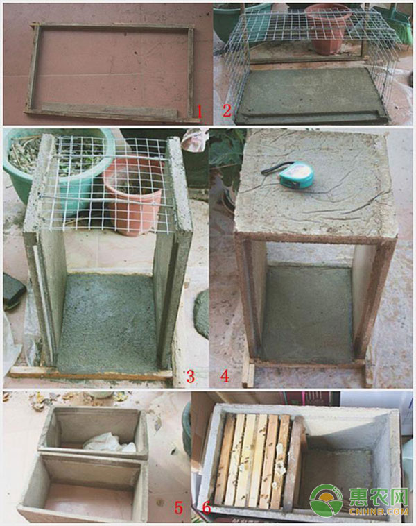 中蜂养殖水泥蜂箱自制技巧及使用方法