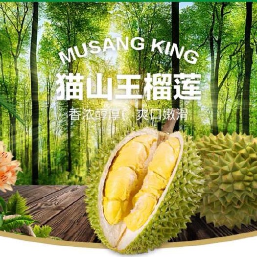 南宁马来西亚甜品帝一榴猫山王榴莲D197，新柜到货原箱